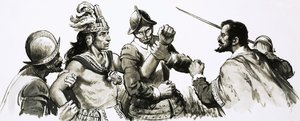 Atahualpa, le dieu-roi inca, est venu rencontrer les envahisseurs espagnols de manière amicale