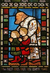 Assistants du Christ bénissant les enfants
