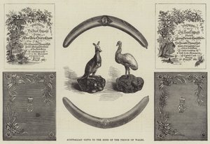 Cadeaux australiens aux fils du prince de Galles - English School