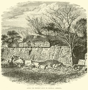 Ruin Aztec (ou Toltec) en Amérique centrale - English School