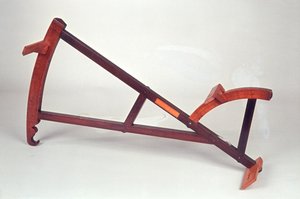 Bâton arrière (lignum vitae et buis)