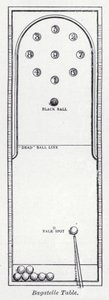 Table de bagatelle - English School