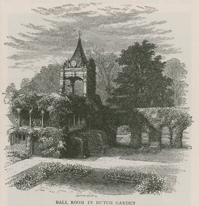 Salle de bal dans le jardin hollandais, Holland House - English School