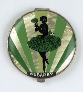 Poudrier Ballerine, fabriqué par Dubarry, 1920-30
