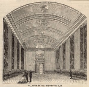 Salle de bal du Whittington Club, Londres - English School
