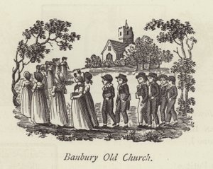 Vieille église de Banbury - English School