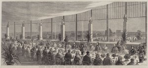 Banquet donné au Crystal Palace par Sir Joseph et Lady Paxton