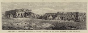 Caserne de Cawnpore, défendue par le général Wheeler en 1857, jusqu