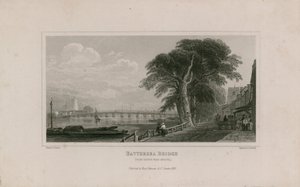 Pont de Battersea, depuis Cheyne Walk Chelsea - English School