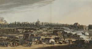 Bataille de Leipzig, 16-19 octobre 1813, tirée de Un enregistrement illustré des événements importants dans les Annales de l