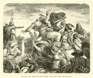 Bataille du calife Omar contre les Sassanides - English School