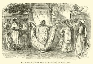 Bayadères (danseuses professionnelles) de Calcutta - English School