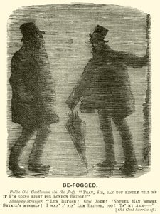 Dans le brouillard (gravure) - English School