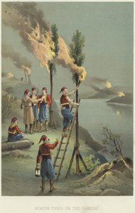 Feux de balise sur le Danube