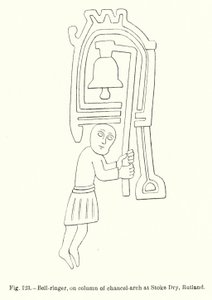 Sonneur de cloches, sur la colonne de l