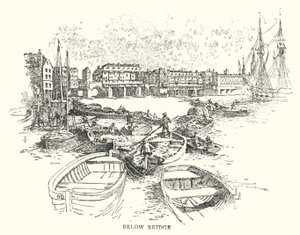 Sous le pont (gravure) - English School