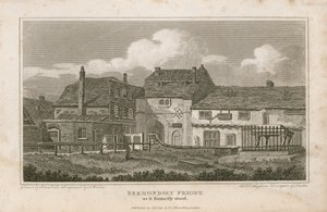 Prieuré de Bermondsey, tel qu