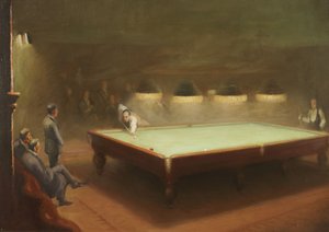 Partie de billard chez Thurston, 1930