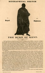 Esquisse biographique de Son Altesse Royale le duc de Kent, père de Sa Majesté actuelle