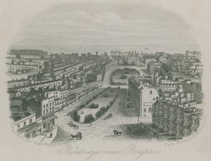 Vue aérienne de Brighton