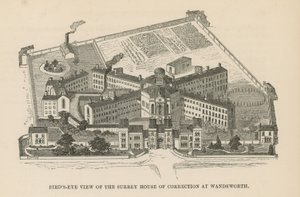 Vue aérienne de la maison de correction de Surrey