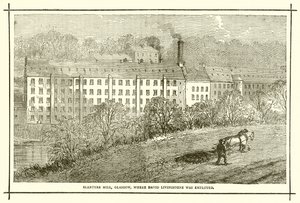 Blantyre Mill, Glasgow, où David Livingstone a travaillé - English School