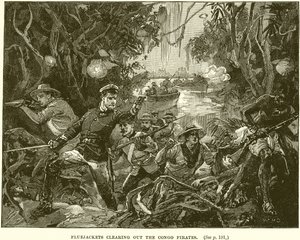 Marins nettoyant les pirates du Congo