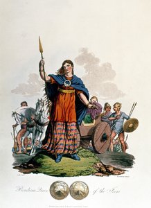 Boadicée, reine des Iceni, conçue par C.H.S., gravée par Richard Havell l