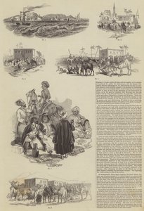 Bombay à Londres en 60 jours (gravure) - English School