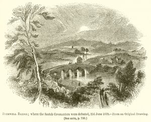 Pont de Bothwell; où les Covenanters écossais furent vaincus, 22 juin 1679