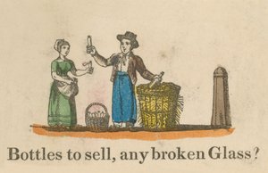 Bouteilles à vendre, du verre cassé?