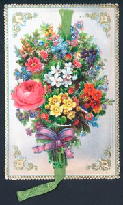 Bouquet de fleurs, carte - English School