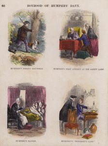 Enfance de Humphry Davy (gravure en couleur)