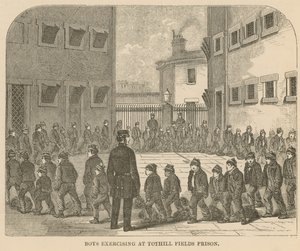 Garçons faisant de l