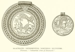 Bractéates représentant des divinités nordiques - English School