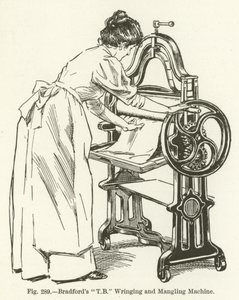 Machine à essorer et à moudre T B de Bradford - English School