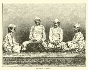 Brahmanes du Bengale - English School