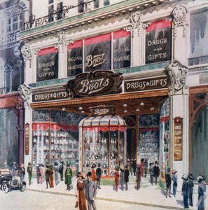 Succursale de Boots au 182 Regent Street - English School