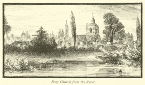 Église de Bray depuis la rivière