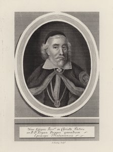 Brian Duppa, évêque de Winchester (gravure) - English School