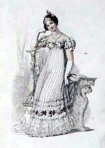 Robe de mariée, planche de mode de l
