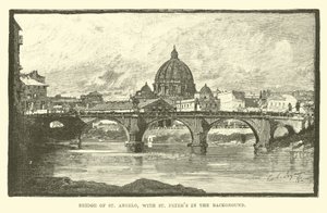 Pont Saint-Ange, avec Saint-Pierre en arrière-plan - English School