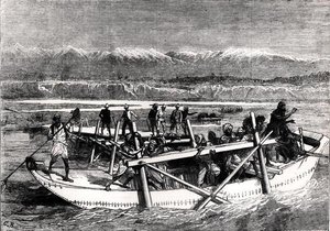 Pont sur la rivière Kaboul à Jellalabad