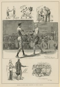 Compétition de boxe de la Brigade des Gardes - English School