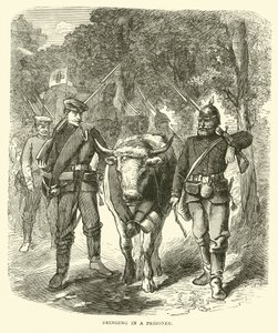 Ramener un prisonnier, septembre 1870