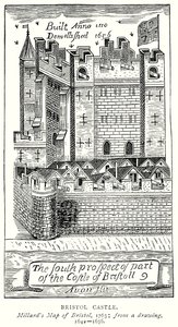 Château de Bristol (gravure) - English School