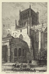 Cathédrale de Bristol, tour centrale, vue du sud-est