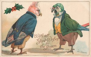 Carte de Noël britannique - English School