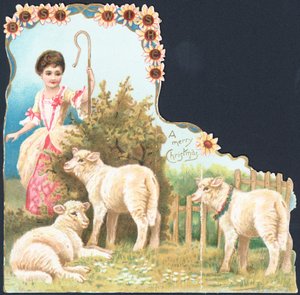 Carte de Noël britannique - English School