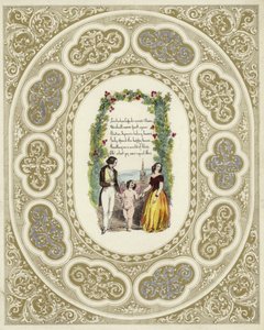 Carte de Saint-Valentin britannique avec une image d